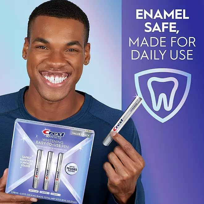 Crest 3DWhite Pen : résultats progressifs pour un sourire plus lumineux.