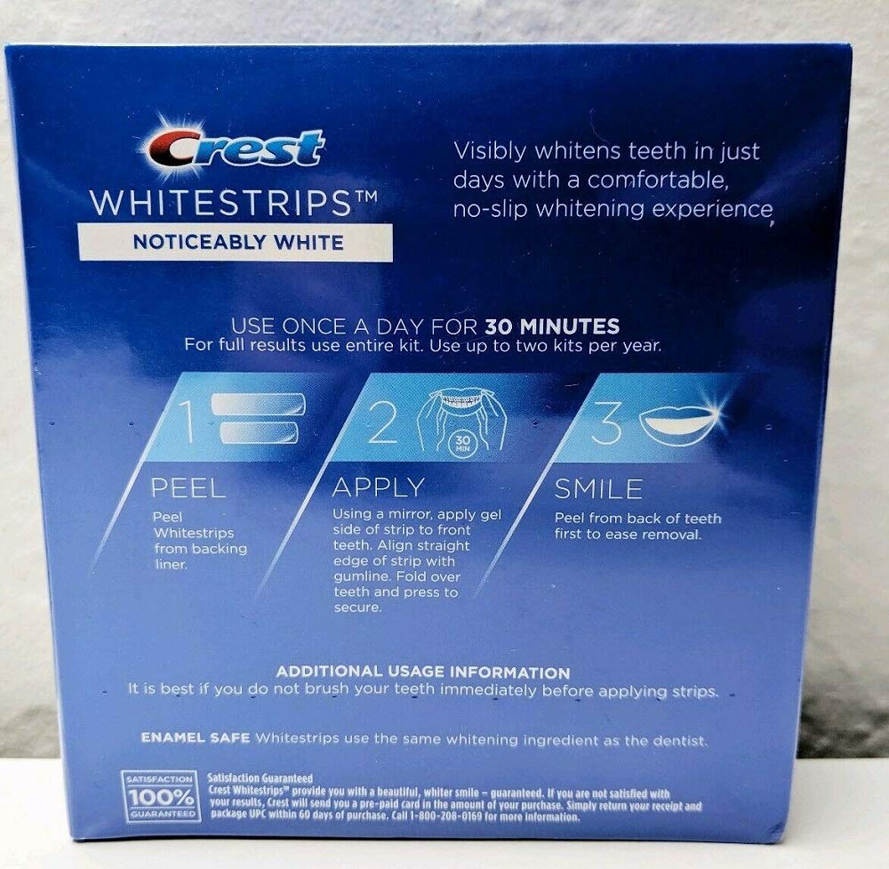 Crest - sourire potentiellement plus lumineux après une utilisation régulière.