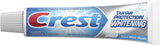 Texture du dentifrice Crest sur la brosse et sensation fraîche.