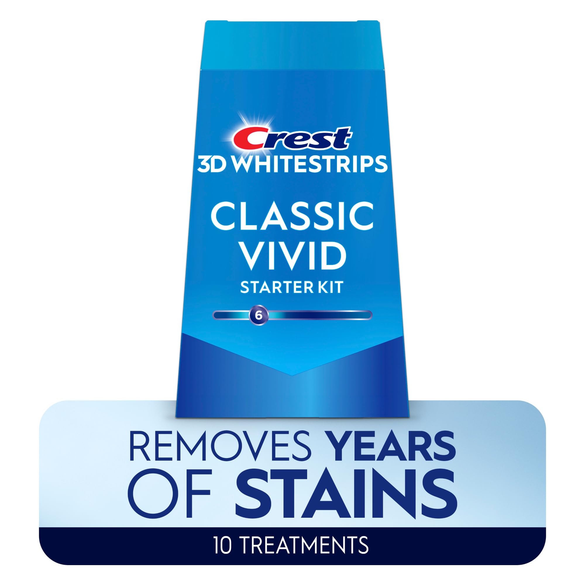 Approuvé par l’Association Dentaire Américaine pour Crest 3D Whitestrips Classic Vivid
