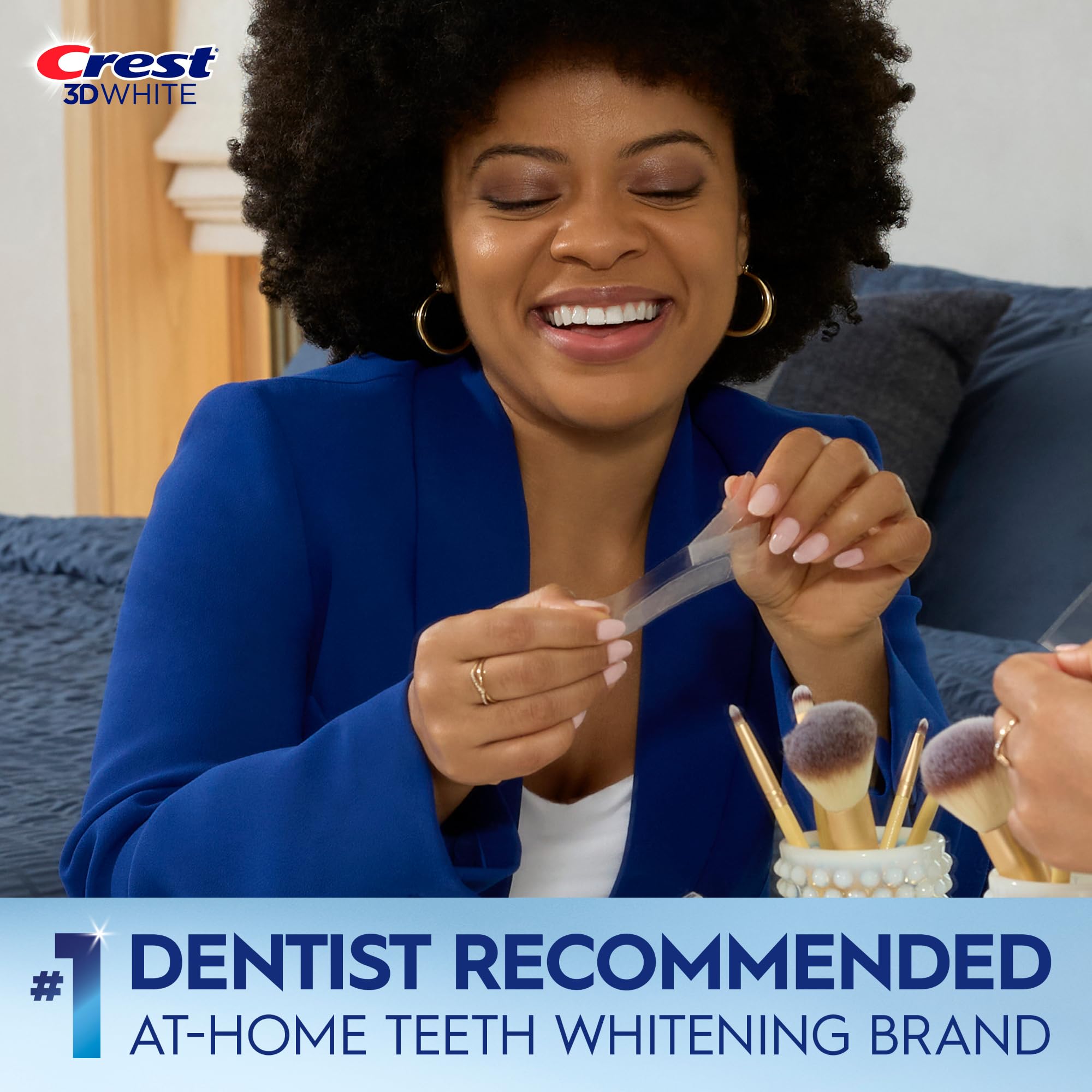 Dents plus brillantes après utilisation du Crest Classic Vivid