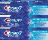 Crest 3D White Arctic Fresh – tube dentifrice, sourire plus lumineux après brossage