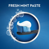 Crest blanchit légèrement les taches avec bicarbonate et peroxyde.