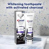 Dentifrice Crest révélant un blanchiment doux et respectueux de l’émail.