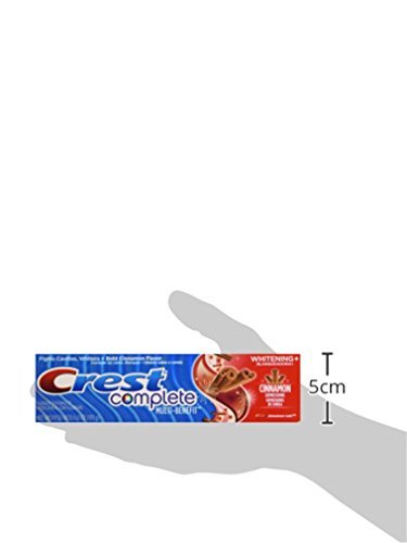Encadré packaging Crest Cannelle Pack-2, mettant en avant l'économie et le soin dentaire