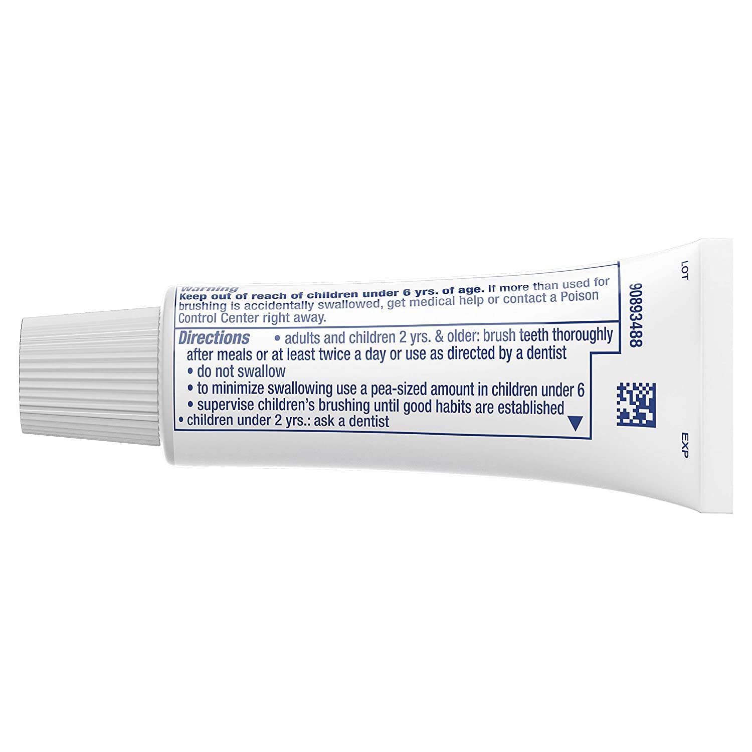 Pack de 24 dentifrices Crest menthe pour routines quotidiennes.