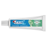 Dentifrice Crest menthe, deuxième tube, fraîcheur durable après brossage.