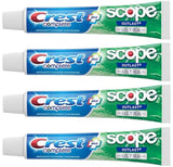Dentifrice Crest Complete Whitening Scope Outlast Ultra en paquet, pratique pour toute la famille.