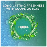 Dentifrice Crest Complete Whitening Scope Outlast Ultra usage quotidien pour un sourire confiant.