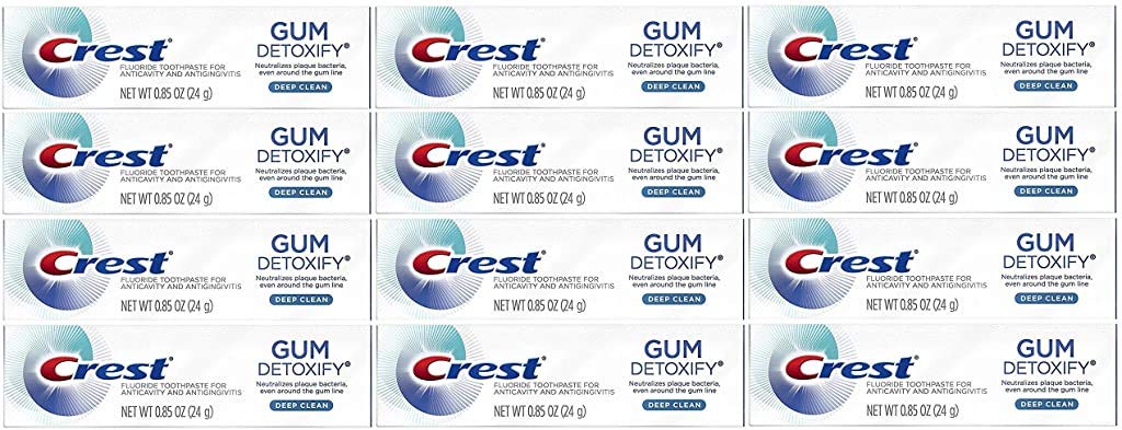 Crest Detoxify: dentifrice nettoyage profond des gencives et fraîcheur durable