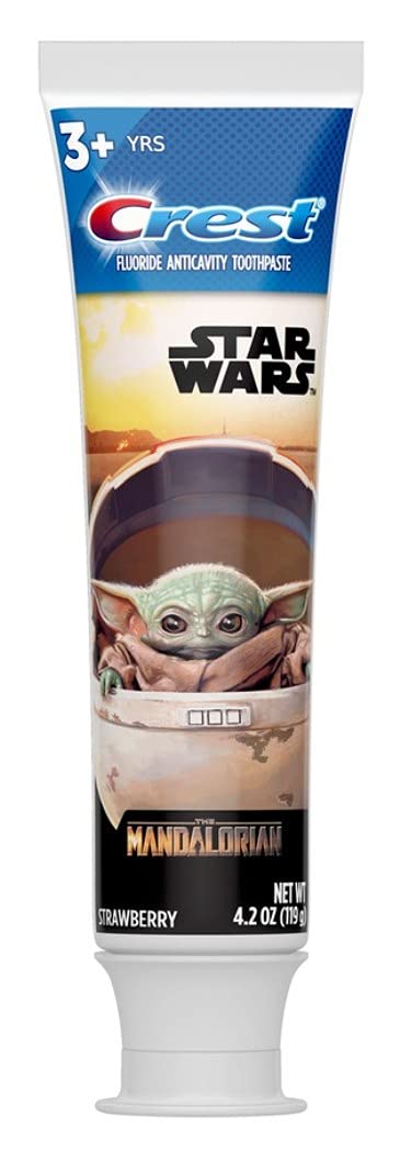 Dentifrice Crest Enfants Star Wars, tube fraise 4,2 oz, pour un brossage quotidien.
