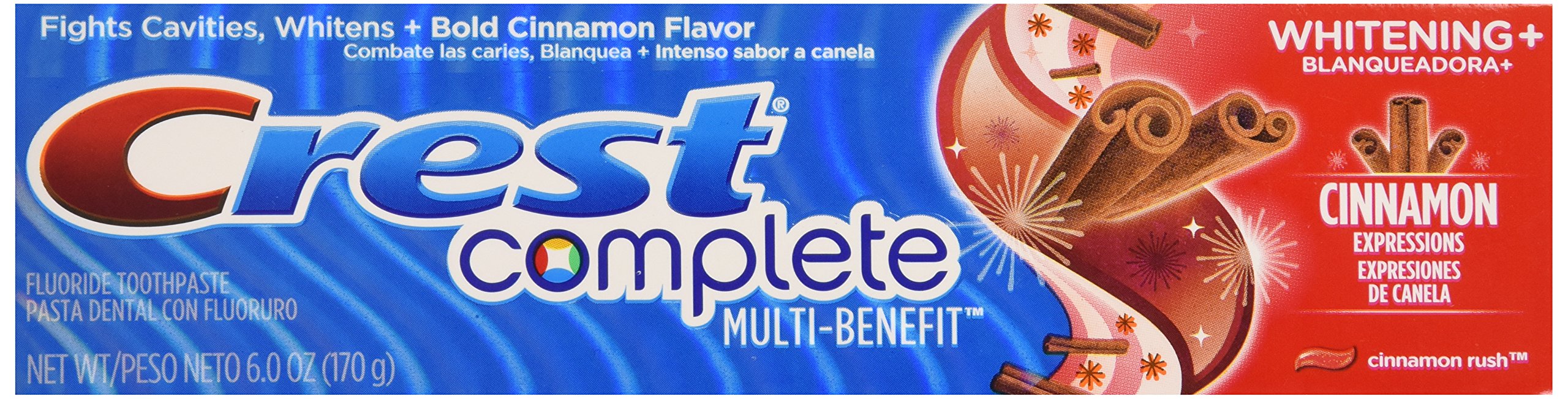 Crest Expressions Cannelle Épice dans son emballage, prêt à améliorer l'haleine au quotidien.