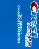 Utilisation quotidienne de Crest Expressions Cannelle Épice pour un sourire sain.