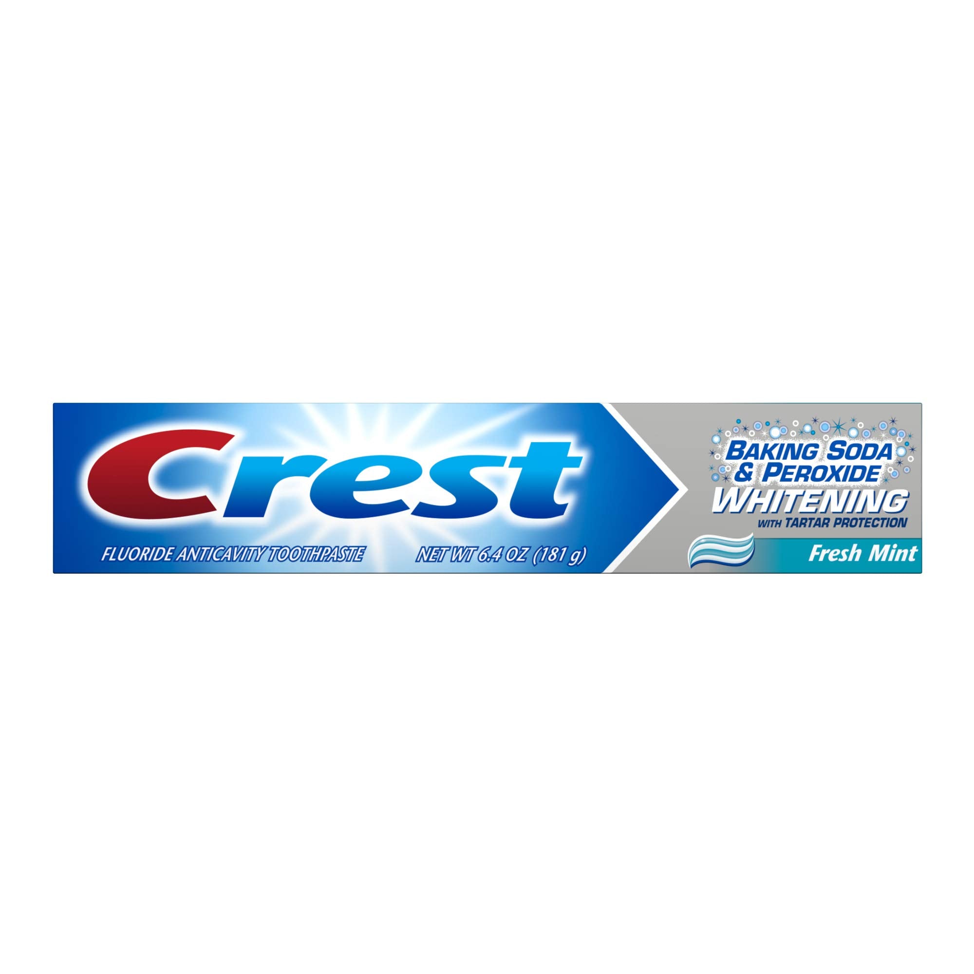 Crest dentifrice Extra Blanc avec Scope Outlast, fraîcheur durable et sourire plus clair.