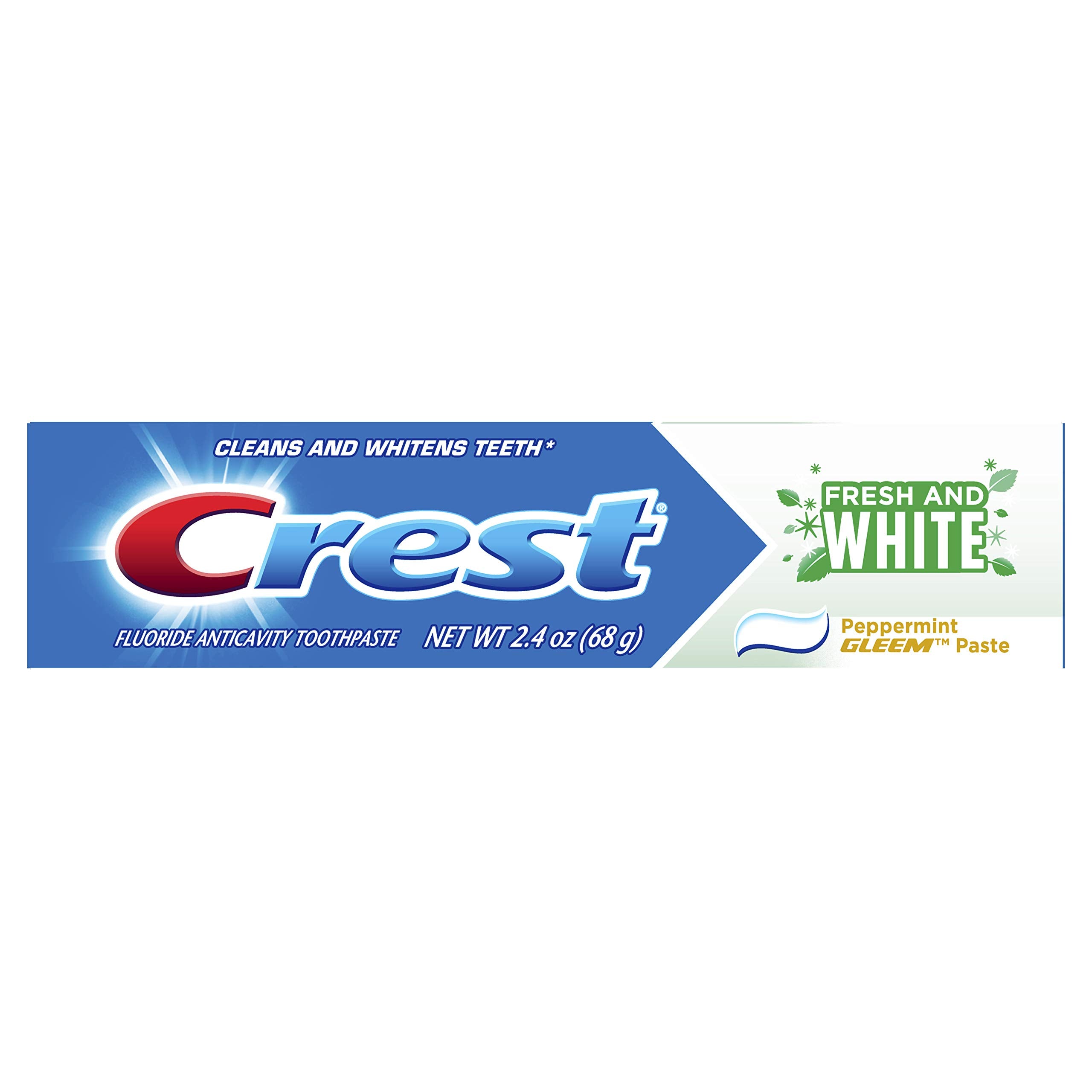Crest Dentifrice Frais et Blanc – tube menthe, haleine fraîche durable