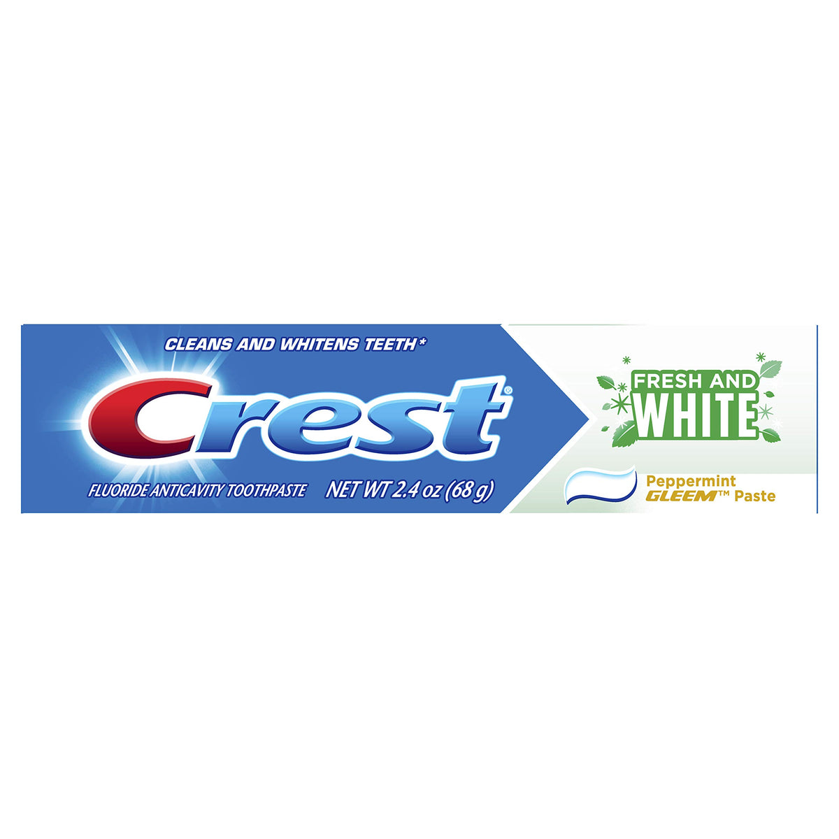 Crest Dentifrice Frais et Blanc – tube menthe, haleine fraîche durable