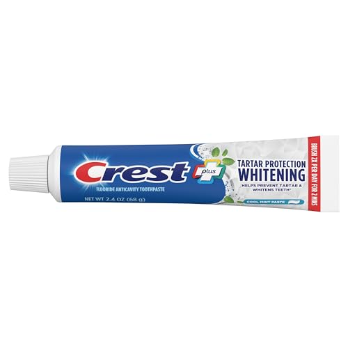 Crest dentifrice menthe fraiche, fraîcheur durable après brossage.