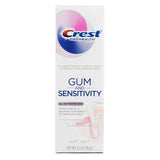 Crest dentifrice nettoie dents et gencives, fraîcheur durable après brossage.
