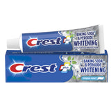 Crest dentifrice paquet-double-tubes montre deux tubes, pratique au quotidien.