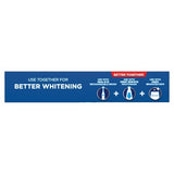 Crest dentifrice pâte douce, texture agréable pendant le brossage.