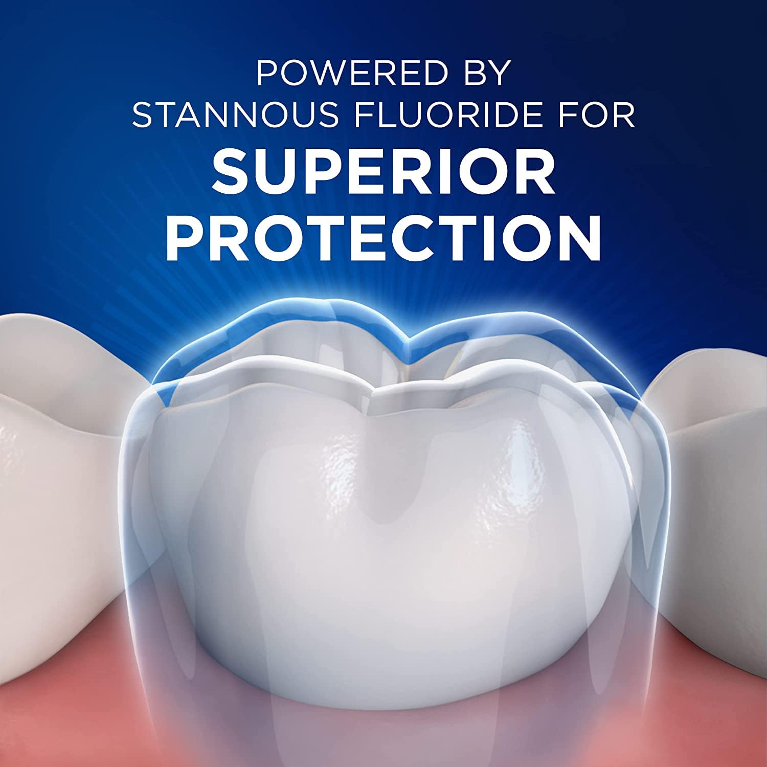 Dentifrice Crest Pro-Health au fluorure, protection dentaire lors du brossage.