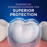 Dentifrice Crest Pro-Health au fluorure, protection dentaire lors du brossage.