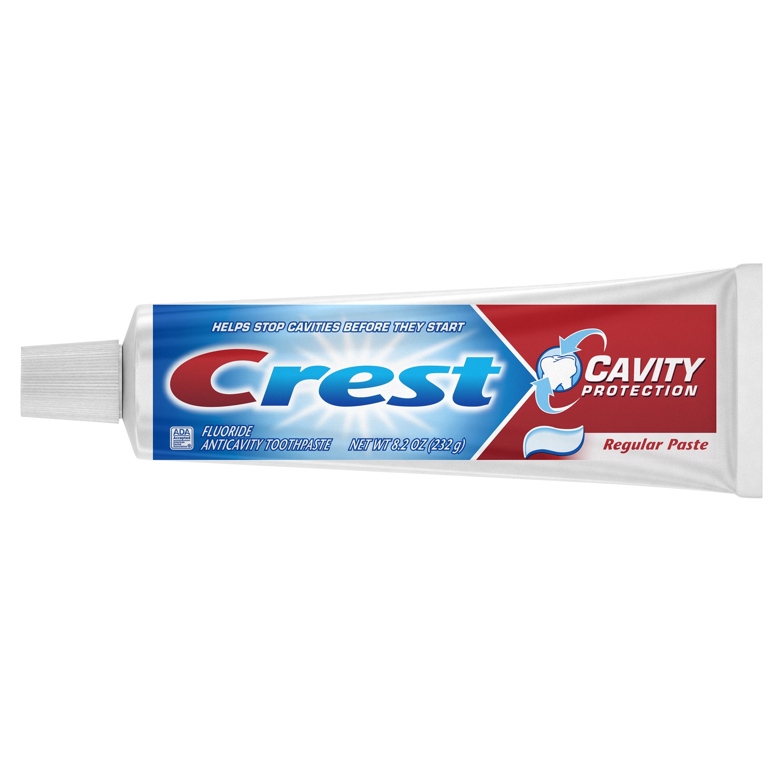 Utilisation quotidienne de Crest Protection Caries, étape par étape