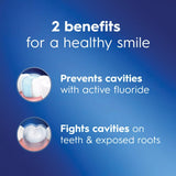 Crest dentifrice protection caries – bouche propre et fraîche après le brossage
