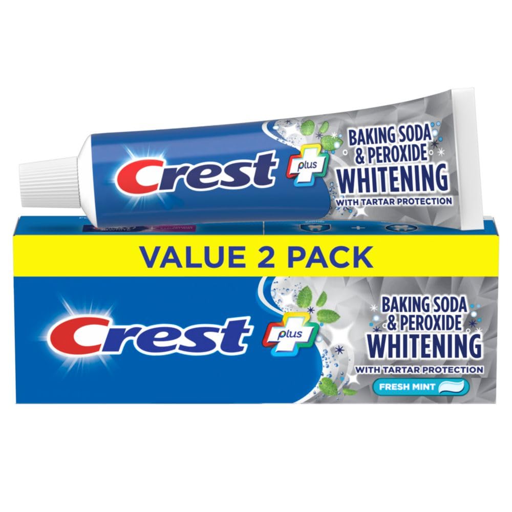 Dentifrice Crest protège contre les caries et le tartre pour une bouche saine.