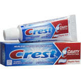 Crest emballage-dentifrice-10-tubes-compact, lot pratique pour la famille.