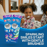 Ensemble Crest Kids 2 tubes prêt pour la routine familiale.