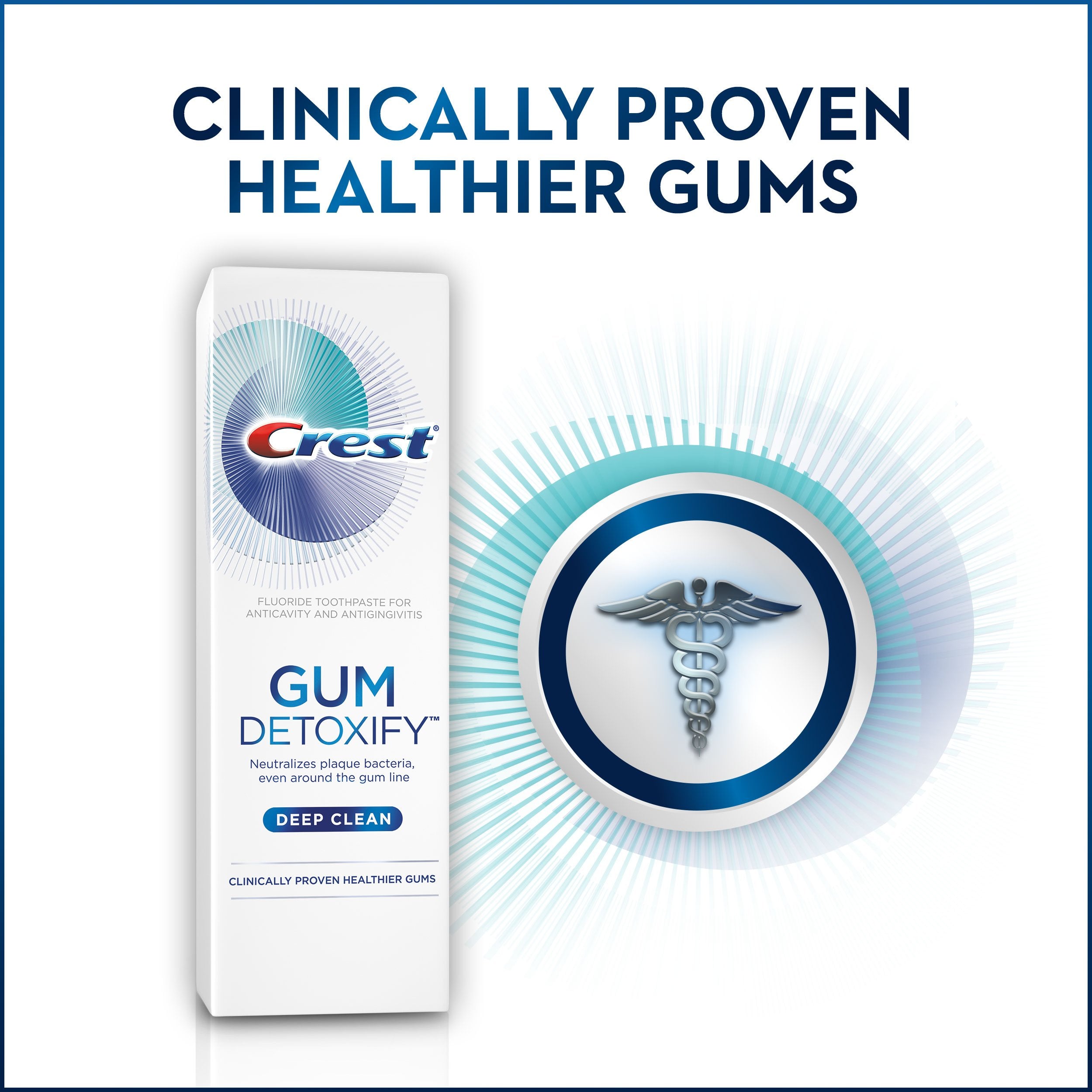 Crest Gum Detoxify Bulle Active Pâte : bulle nettoyante pour un brossage efficace.
