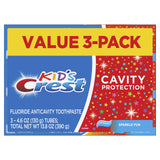 Dentifrice Crest Kids avec emballage varié pour enfants