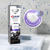 Emballage Crest, pack de trois tubes pratiques pour la famille.