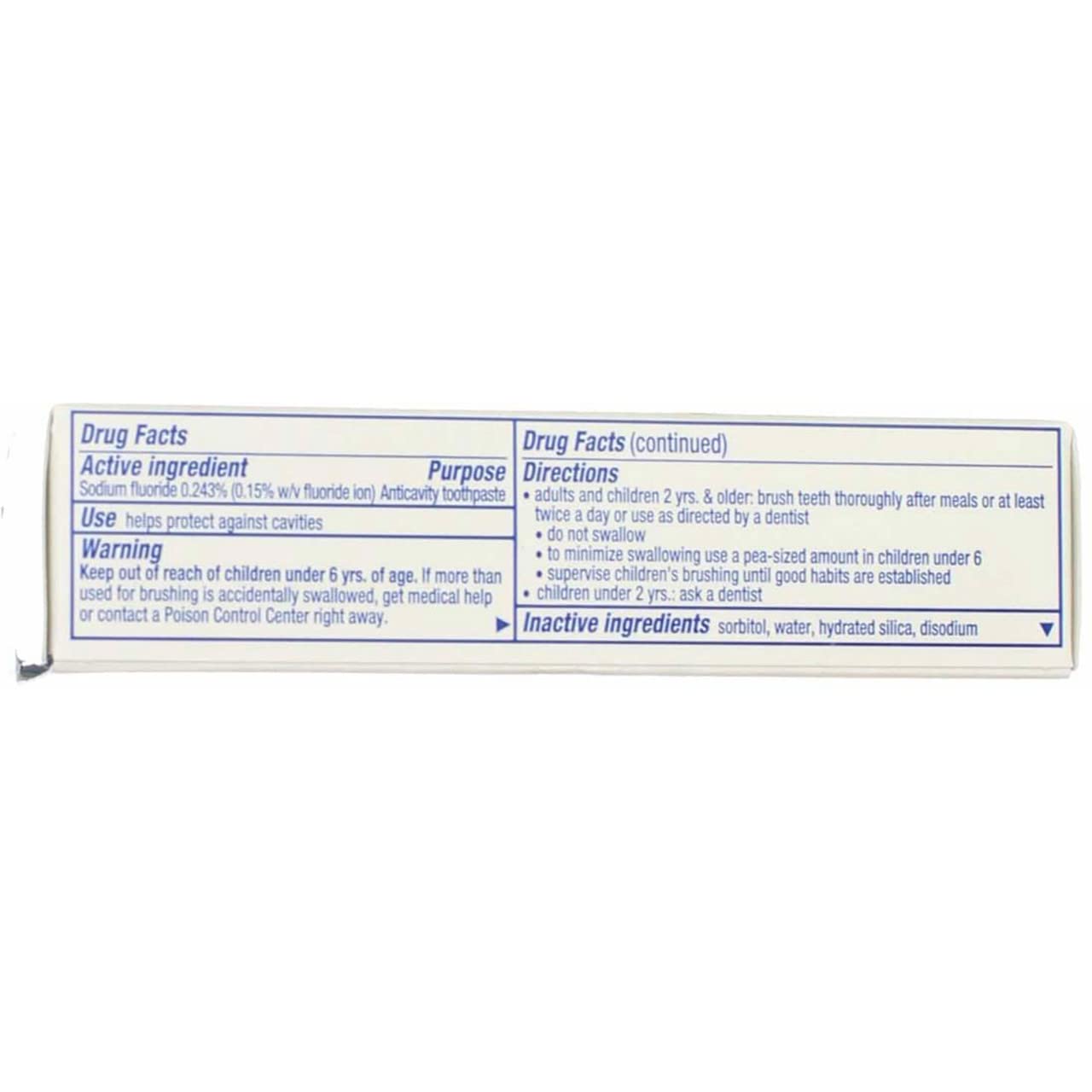 Crest Pâte-dentifrice menthe fraîche, arôme rafraîchissant.