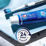 Texture crème du dentifrice Crest Pro-Health Avancée pour une sensation douce.