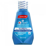 Crest Pro-Health menthe, bouteille en gros plan pour haleine fraîche durable.