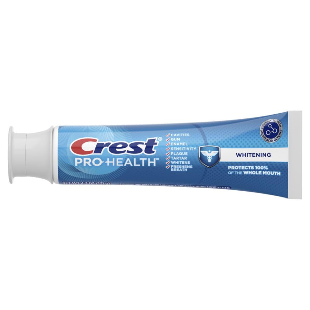 Crest Pro-Health contrôle de la plaque et du tartre pour une bouche propre.