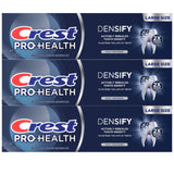 Crest Pro-Health Densify pack de 3 tubes pour une routine quotidienne.