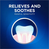 Crest Pro-Health dentifrice gencives-sensibilite renforce les gencives sensibles.