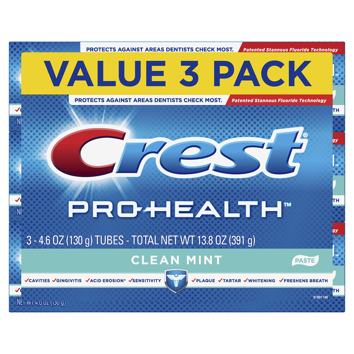 Crest Pro-Health dentifrice texture cremeuse facilite l application et haleine fraiche