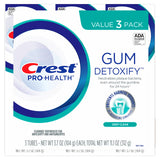 Crest Pro-Health Detoxifie gencives - pack triple pour une routine partagée