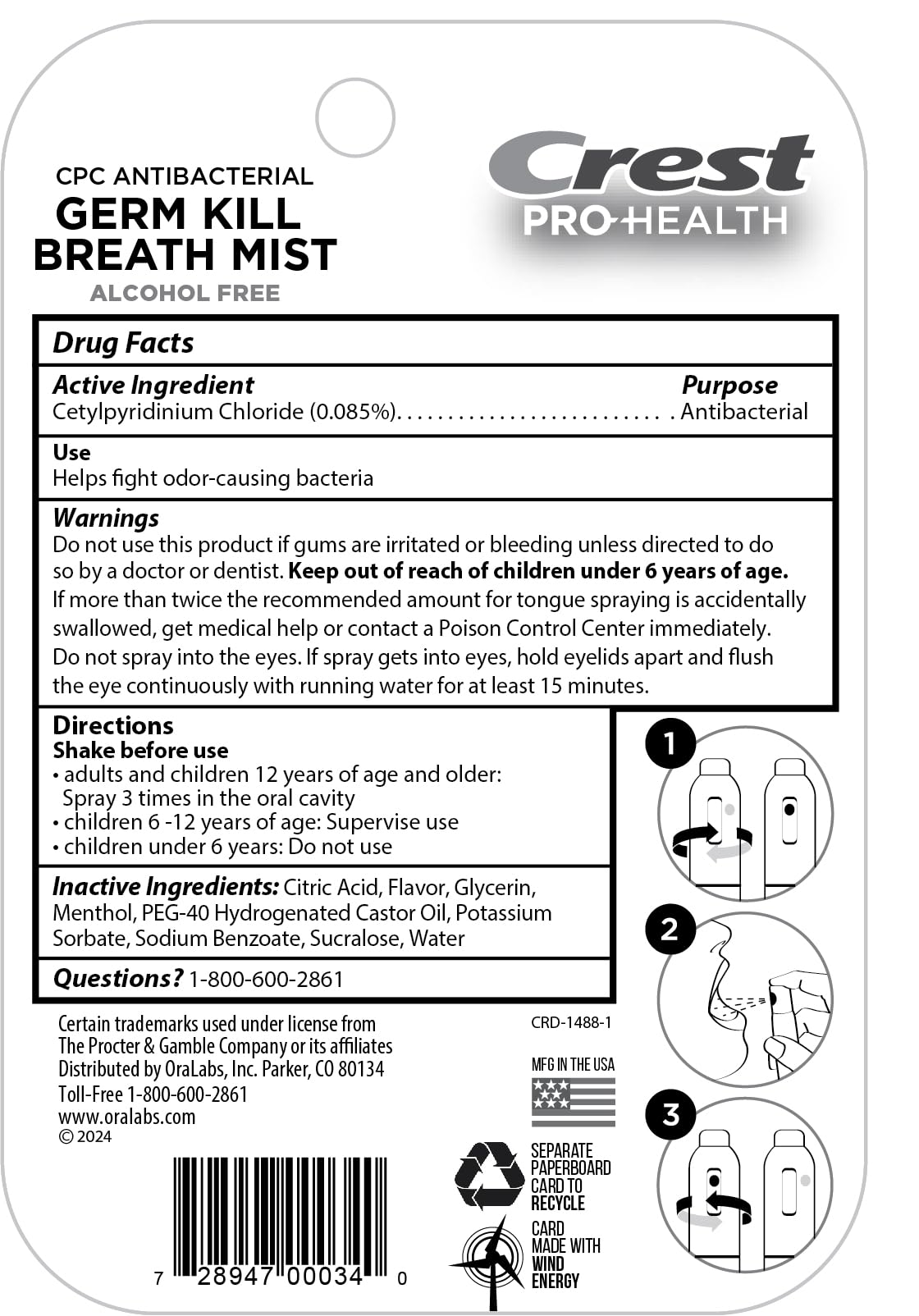 Crest Pro-Health emballage-renouvele pratique et accessible