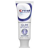 Crest Pro-Health Gum Detoxify pratique pour une routine bucco-dentaire complète.
