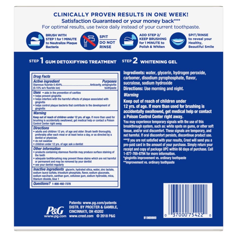 Routine quotidienne simple avec Crest Pro-Health Gum Detoxify Whitening