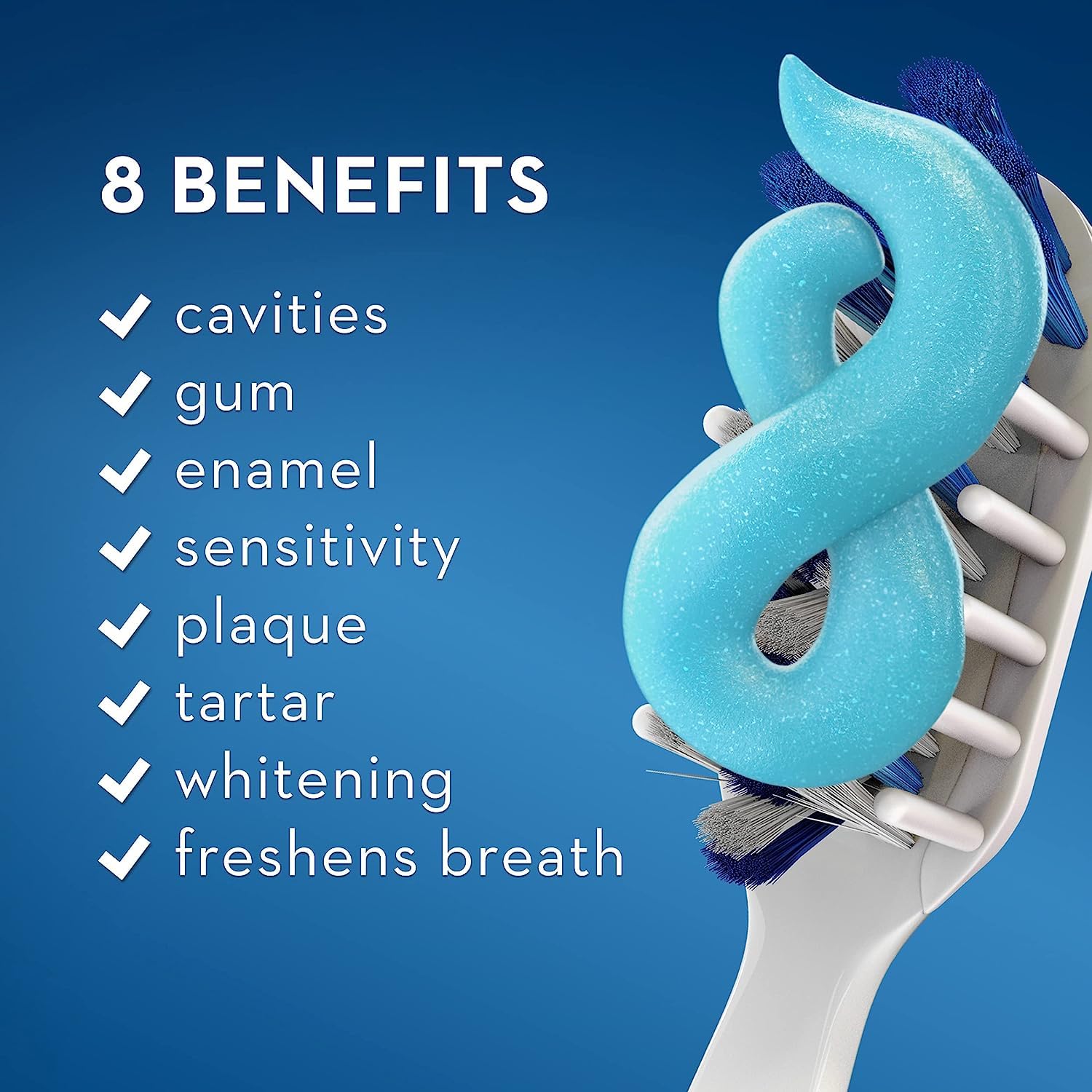 Texture mousseuse du Crest Pro-Health pour une sensation agréable lors du brossage