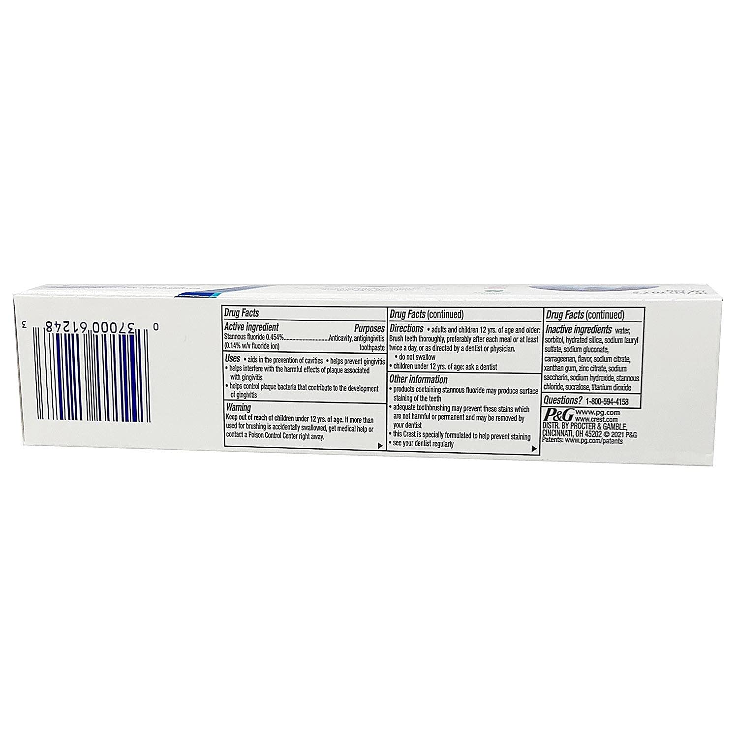 Crest Pro Health Ultra Gum Detoxify : protection de l'émail et fraîcheur durable