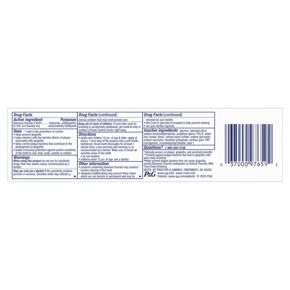 Crest Pro-Health Utilisation Quotidienne: dentifrice idéal pour votre rituel quotidien