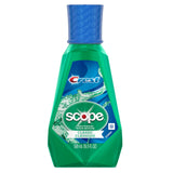 Crest Scope Classic flacon original menthe, haleine fraîche après rinçage.