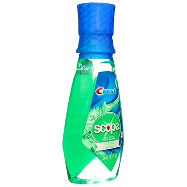 Format 500 ml par bouteille Crest Scope Classic Original, pour un usage prolongé.